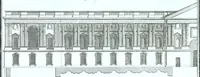 An illustration from Der auserlessneste und nach den Regeln der antiquen Bau-Kunst sowohl, als nach dem heutigen Gusto verneuerte Goldmann, als der rechtschaffenste Bau-Meister, oder die gantze Civil-Bau-Kunst : in unterschiedlichen vollständigen Anweisungen dergestalt abgehandelt, dass nicht leicht der geringste undeutliche Orth in der ehemahls edirten Goldmännischen Civil-Bau-Kunst befindlich, welcher nicht jetzo sattsam erkläret worden : alles auf das auffrichtigste mitgetheilet (1721)