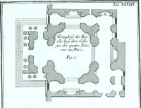 Picture 43 of 76 from Der auserlessneste und nach den Regeln der antiquen Bau-Kunst sowohl, als nach dem heutigen Gusto verneuerte Goldmann, als der rechtschaffenste Bau-Meister, oder die gantze Civil-Bau-Kunst : in unterschiedlichen vollständigen Anweisungen dergestalt abgehandelt, dass nicht leicht der geringste undeutliche Orth in der ehemahls edirten Goldmännischen Civil-Bau-Kunst befindlich, welcher nicht jetzo sattsam erkläret worden : alles auf das auffrichtigste mitgetheilet (1721), leaf 210