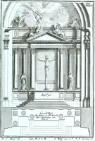 Picture 56 of 76 from Der auserlessneste und nach den Regeln der antiquen Bau-Kunst sowohl, als nach dem heutigen Gusto verneuerte Goldmann, als der rechtschaffenste Bau-Meister, oder die gantze Civil-Bau-Kunst : in unterschiedlichen vollständigen Anweisungen dergestalt abgehandelt, dass nicht leicht der geringste undeutliche Orth in der ehemahls edirten Goldmännischen Civil-Bau-Kunst befindlich, welcher nicht jetzo sattsam erkläret worden : alles auf das auffrichtigste mitgetheilet (1721), leaf 224