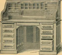 An illustration from Derby roll-top desk. (1886)