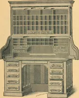 An illustration from Derby roll-top desk. (1886)