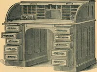An illustration from Derby roll-top desk. (1886)