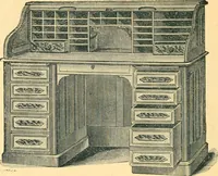 An illustration from Derby roll-top desk. (1886)