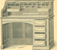 An illustration from Derby roll-top desk. (1886)