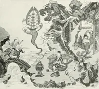 An illustration from Der chinesische farbendruck (1922)