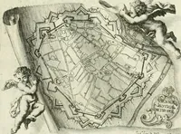 An illustration from De re ichnographica : cujus hodierna praxis exponitur, et propriis exemplis pluribus illustratur : inque varias, quae contingere possunt, ejusdem aberrationes, posito quoque calculo, inquiritur (1751)