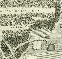 An illustration from De re ichnographica : cujus hodierna praxis exponitur, et propriis exemplis pluribus illustratur : inque varias, quae contingere possunt, ejusdem aberrationes, posito quoque calculo, inquiritur (1751)