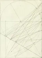 An illustration from De re ichnographica : cujus hodierna praxis exponitur, et propriis exemplis pluribus illustratur : inque varias, quae contingere possunt, ejusdem aberrationes, posito quoque calculo, inquiritur (1751)