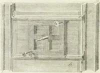An illustration from De re ichnographica : cujus hodierna praxis exponitur, et propriis exemplis pluribus illustratur : inque varias, quae contingere possunt, ejusdem aberrationes, posito quoque calculo, inquiritur (1751)