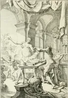 An illustration from De re ichnographica : cujus hodierna praxis exponitur, et propriis exemplis pluribus illustratur : inque varias, quae contingere possunt, ejusdem aberrationes, posito quoque calculo, inquiritur (1751)