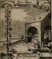 An illustration from Der Fruchtbringenden Geselschaft Nahmen, Vorhaben, Gemählde und Wörter : nach jedes Einnahme ordentlich in Kupfer gestochen, und in achtzeilige Reimgesetze verfasset (1646)