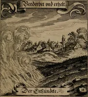 An illustration from Der Fruchtbringenden Geselschaft Nahmen, Vorhaben, Gemählde und Wörter : nach jedes Einnahme ordentlich in Kupfer gestochen, und in achtzeilige Reimgesetze verfasset (1646)
