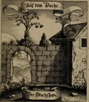 An illustration from Der Fruchtbringenden Geselschaft Nahmen, Vorhaben, Gemählde und Wörter : nach jedes Einnahme ordentlich in Kupfer gestochen, und in achtzeilige Reimgesetze verfasset (1646)