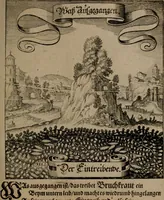 An illustration from Der Fruchtbringenden Geselschaft Nahmen, Vorhaben, Gemählde und Wörter : nach jedes Einnahme ordentlich in Kupfer gestochen, und in achtzeilige Reimgesetze verfasset (1646)