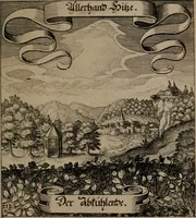 An illustration from Der Fruchtbringenden Geselschaft Nahmen, Vorhaben, Gemählde und Wörter : nach jedes Einnahme ordentlich in Kupfer gestochen, und in achtzeilige Reimgesetze verfasset (1646)