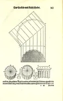 Picture 4 of 38 from Der furnembsten, notwendigsten, der gantzen Architectur angehörigen mathematischen vnd mechanischen Künst eygentlicher Bericht : vnd vast klare, verstendliche Vnterrichtung, zu rechtem Verstandt der Lehr Vitruuij, in drey furneme Bücher abgetheilet : als, Der newen Perspectiua ... : der Geometrischen Büxenmeisterey, vnd Geometrischen Messung ... (1547), leaf 39