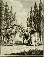 An illustration from Der gottseligen Frau La Mothe Guyon geisterhebende Beschäftigungen des Herzens mit Gott durch die lebendige Erfahrungs-Erkenntnis der göttlichen Liebe, oder, Die Geheimnisse des innwendigen Christenthums, geoffenbaret in der Schule der himmlischen Weisheit : Auszüge aus sämtlichen poetischen Schriften der seligen Frau, zur Beförderung des inneren Lebens (1802)