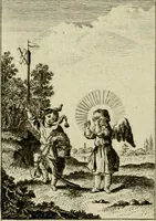 An illustration from Der gottseligen Frau La Mothe Guyon geisterhebende Beschäftigungen des Herzens mit Gott durch die lebendige Erfahrungs-Erkenntnis der göttlichen Liebe, oder, Die Geheimnisse des innwendigen Christenthums, geoffenbaret in der Schule der himmlischen Weisheit : Auszüge aus sämtlichen poetischen Schriften der seligen Frau, zur Beförderung des inneren Lebens (1802)