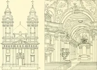 An illustration from Der Kirchenbau des Protestantismus von der Reformation bis zur Gegenwart, hrsg. von der Vereinigung Berliner Architekten (1893)