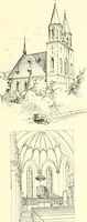 An illustration from Der Kirchenbau des Protestantismus von der Reformation bis zur Gegenwart, hrsg. von der Vereinigung Berliner Architekten (1893)