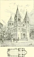 An illustration from Der Kirchenbau des Protestantismus von der Reformation bis zur Gegenwart, hrsg. von der Vereinigung Berliner Architekten (1893)