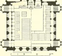 An illustration from Der Kirchenbau des Protestantismus von der Reformation bis zur Gegenwart, hrsg. von der Vereinigung Berliner Architekten (1893)