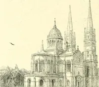 An illustration from Der Kirchenbau des Protestantismus von der Reformation bis zur Gegenwart, hrsg. von der Vereinigung Berliner Architekten (1893)