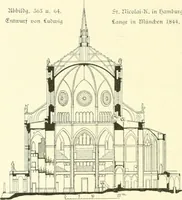 Picture 190 of 572 from Der Kirchenbau des Protestantismus von der Reformation bis zur Gegenwart, hrsg. von der Vereinigung Berliner Architekten (1893), leaf 242