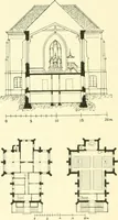 An illustration from Der Kirchenbau des Protestantismus von der Reformation bis zur Gegenwart, hrsg. von der Vereinigung Berliner Architekten (1893)