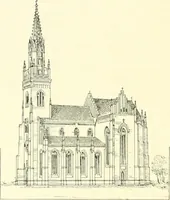 An illustration from Der Kirchenbau des Protestantismus von der Reformation bis zur Gegenwart, hrsg. von der Vereinigung Berliner Architekten (1893)