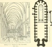 An illustration from Der Kirchenbau des Protestantismus von der Reformation bis zur Gegenwart, hrsg. von der Vereinigung Berliner Architekten (1893)