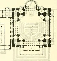 An illustration from Der Kirchenbau des Protestantismus von der Reformation bis zur Gegenwart, hrsg. von der Vereinigung Berliner Architekten (1893)
