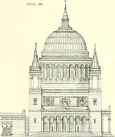 An illustration from Der Kirchenbau des Protestantismus von der Reformation bis zur Gegenwart, hrsg. von der Vereinigung Berliner Architekten (1893)