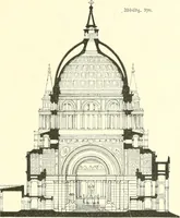 An illustration from Der Kirchenbau des Protestantismus von der Reformation bis zur Gegenwart, hrsg. von der Vereinigung Berliner Architekten (1893)