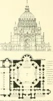 An illustration from Der Kirchenbau des Protestantismus von der Reformation bis zur Gegenwart, hrsg. von der Vereinigung Berliner Architekten (1893)