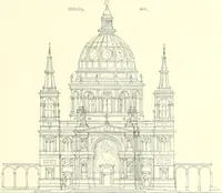 An illustration from Der Kirchenbau des Protestantismus von der Reformation bis zur Gegenwart, hrsg. von der Vereinigung Berliner Architekten (1893)