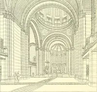 An illustration from Der Kirchenbau des Protestantismus von der Reformation bis zur Gegenwart, hrsg. von der Vereinigung Berliner Architekten (1893)