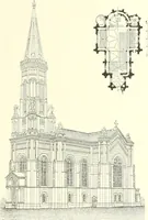 An illustration from Der Kirchenbau des Protestantismus von der Reformation bis zur Gegenwart, hrsg. von der Vereinigung Berliner Architekten (1893)