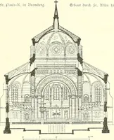 Picture 225 of 572 from Der Kirchenbau des Protestantismus von der Reformation bis zur Gegenwart, hrsg. von der Vereinigung Berliner Architekten (1893), leaf 279
