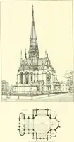 An illustration from Der Kirchenbau des Protestantismus von der Reformation bis zur Gegenwart, hrsg. von der Vereinigung Berliner Architekten (1893)