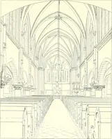 An illustration from Der Kirchenbau des Protestantismus von der Reformation bis zur Gegenwart, hrsg. von der Vereinigung Berliner Architekten (1893)