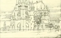 An illustration from Der Kirchenbau des Protestantismus von der Reformation bis zur Gegenwart, hrsg. von der Vereinigung Berliner Architekten (1893)