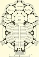 An illustration from Der Kirchenbau des Protestantismus von der Reformation bis zur Gegenwart, hrsg. von der Vereinigung Berliner Architekten (1893)