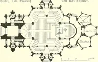 An illustration from Der Kirchenbau des Protestantismus von der Reformation bis zur Gegenwart, hrsg. von der Vereinigung Berliner Architekten (1893)