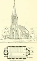 An illustration from Der Kirchenbau des Protestantismus von der Reformation bis zur Gegenwart, hrsg. von der Vereinigung Berliner Architekten (1893)