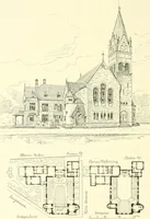 An illustration from Der Kirchenbau des Protestantismus von der Reformation bis zur Gegenwart, hrsg. von der Vereinigung Berliner Architekten (1893)