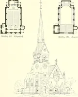 Picture 297 of 572 from Der Kirchenbau des Protestantismus von der Reformation bis zur Gegenwart, hrsg. von der Vereinigung Berliner Architekten (1893), leaf 331