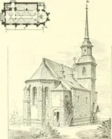 An illustration from Der Kirchenbau des Protestantismus von der Reformation bis zur Gegenwart, hrsg. von der Vereinigung Berliner Architekten (1893)