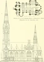 An illustration from Der Kirchenbau des Protestantismus von der Reformation bis zur Gegenwart, hrsg. von der Vereinigung Berliner Architekten (1893)