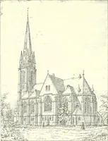 An illustration from Der Kirchenbau des Protestantismus von der Reformation bis zur Gegenwart, hrsg. von der Vereinigung Berliner Architekten (1893)